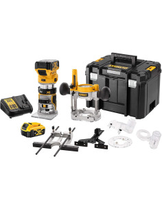 Dewalt affleur/defonce 18v 5ah bl 6-8 mm