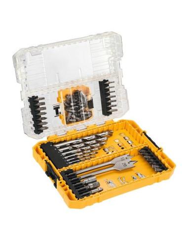 Dewalt coffret foret bois/metal 55 pcs