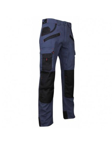 Pant bleu/noir c/p 300g renfort entrejambe 42