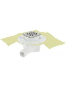 Siphon de sol plat sicax10ihnc sh+grille