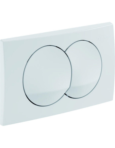 Geberit plaque 3/6l delta  blanc