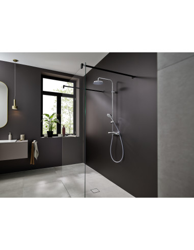 Hg colonne de douche vernis blend d200 chrome 9l