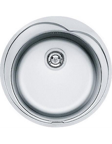 Evier inox 1 bac rond