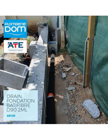 Drain fondation batifibre d90 2ml