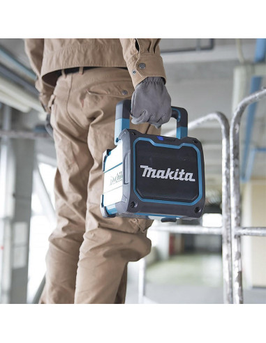 Enceinte DMR200 Makita Compatible Secteur ou Batterie (vendu sans batterie)