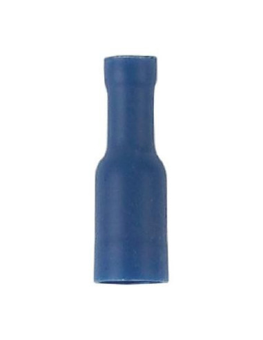 022123 cosse cylindrique isolee 6.3 bleu femelle x