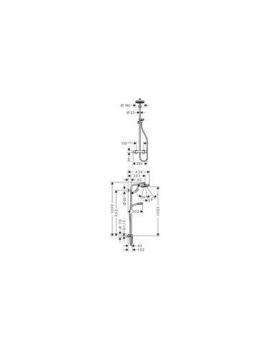 Colonne De Douche Hansgrohe Crometta 160