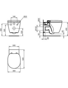 Connect cuvette suspendu aquablade 2