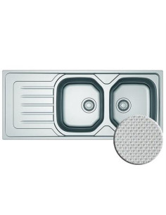 Evier 2 bac reversible ondaline dekor