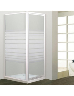 Porte pivotante+cote fixe morea 90x90cm