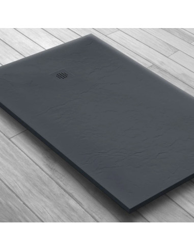 Receveur slate resine 120x90 gris Marmox