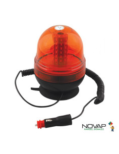 Gyrophare magnetique 12/24 led