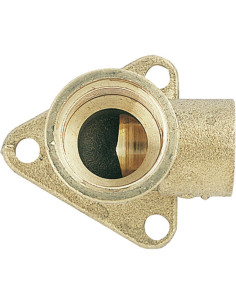 Coude applique a visser 14x1/2