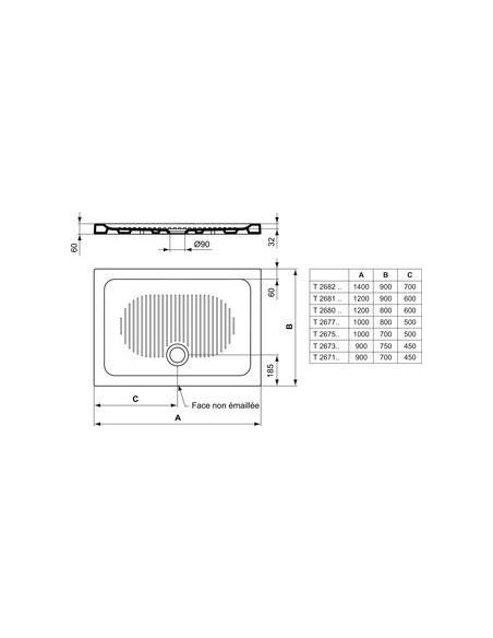 Connect receveur 120x80 xplat