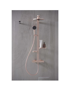 Ideal alu+ colonne douche thermo rose 2