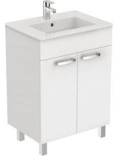 Ideal ulysse+ meuble vasque 60cm 1vasq blanc