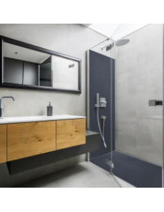 Mx receveur slate resine 120x80 carree noir