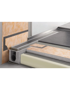 Pack caniveau inox 70