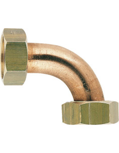 Coude ecrou pris double 1/2 2