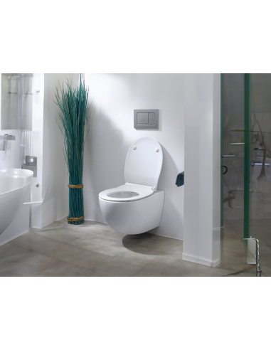 Abattant double rock blanc