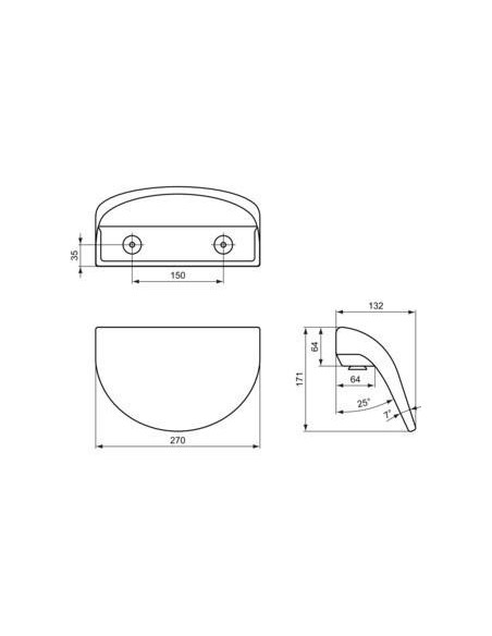 Kheops appui tete baignoire blc