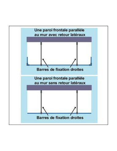 Connect paroi de douche 160cm
