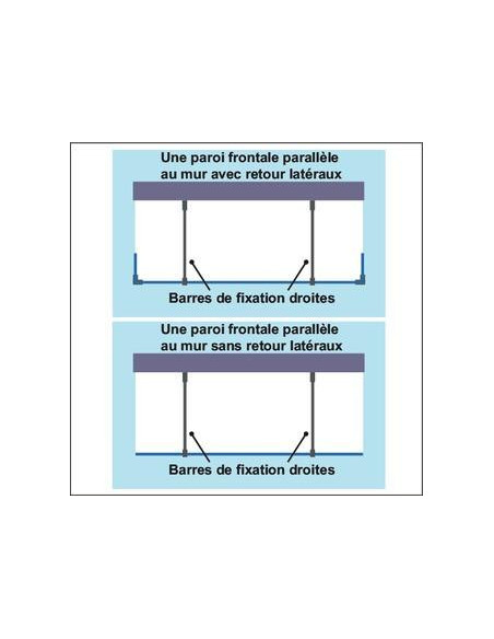 Connect paroi de douche 160cm