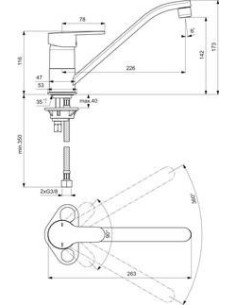 Mitigeur evier Ideal Standard Olyos 2