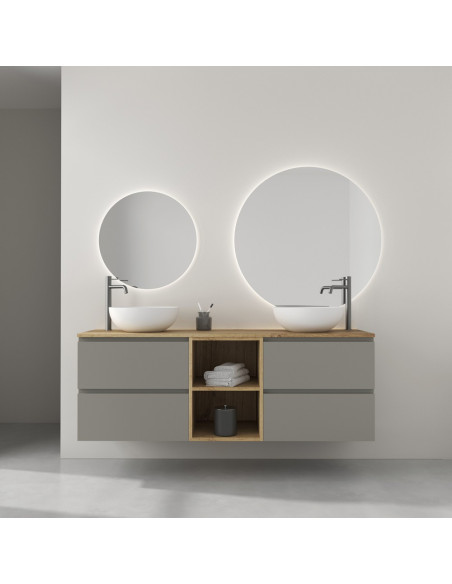 OZE MIROIR LED HIBOO ROND 70CM