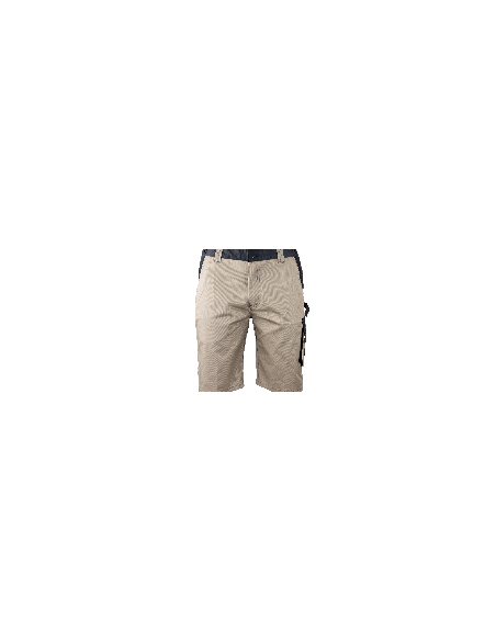 BERMUDA CHIRON STRETCH MULTIPOCHES BEIGE/GRIS 42