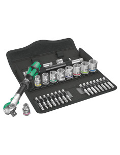 Wera  jeu cliquet zyklop speed 1/4'